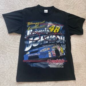 Vintage NASCAR Jimmie Johnson Graphic Racing Tee